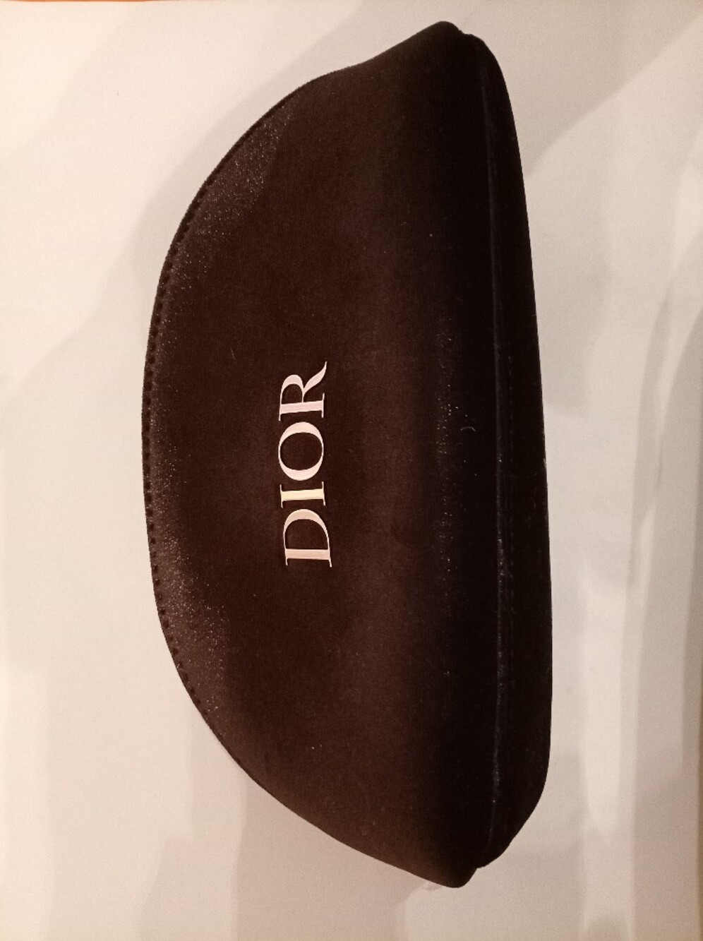 Dior Black Velvet Cosmetic Bag